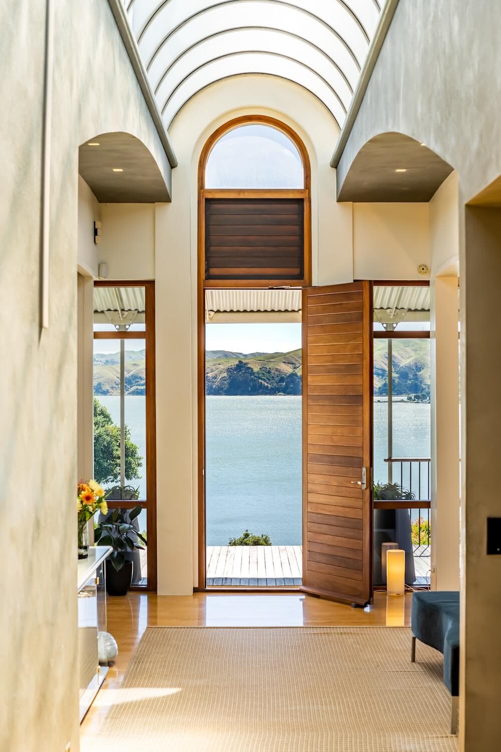 Architectural detail of the residence